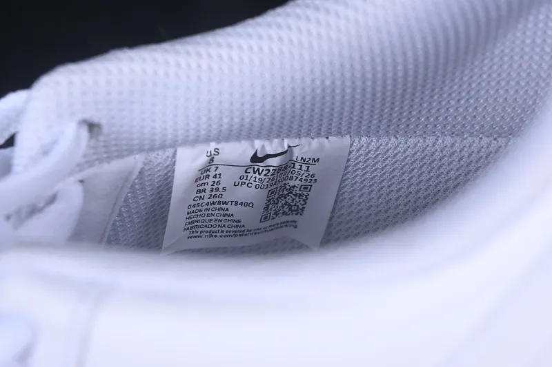 All categories Nk Air Force 1 Air Force series Nk Air Force 1 Low Air Force low-top DC version Nike Air Force 1'07 Low all-white top layer Air Force 1 low-top casual sneakers CW2288-111